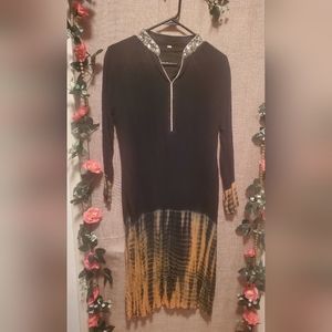 Indian Tie-Dye Tunic Blouse